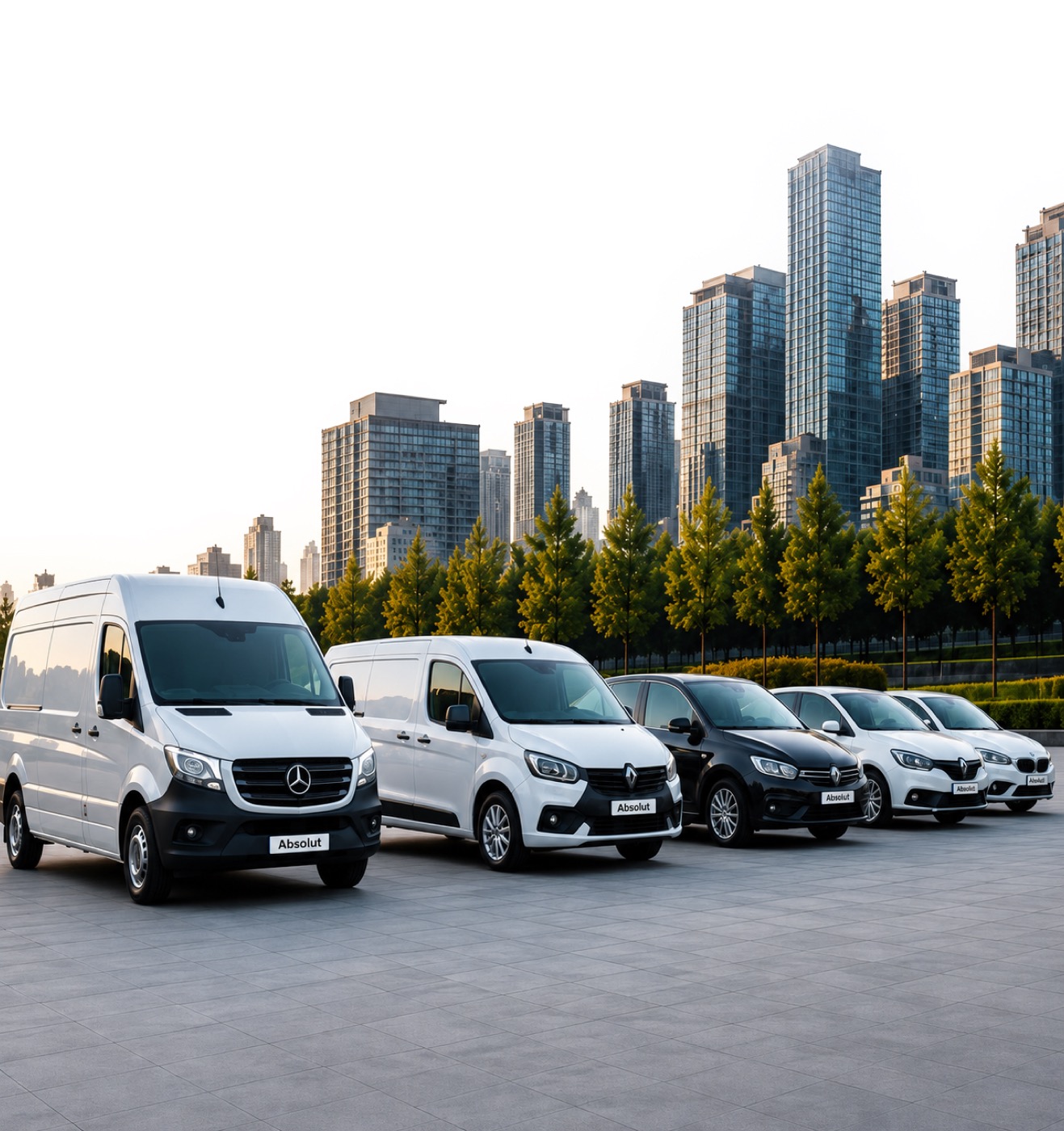 Zakelijke voertuigen voor lease en mobiliteit