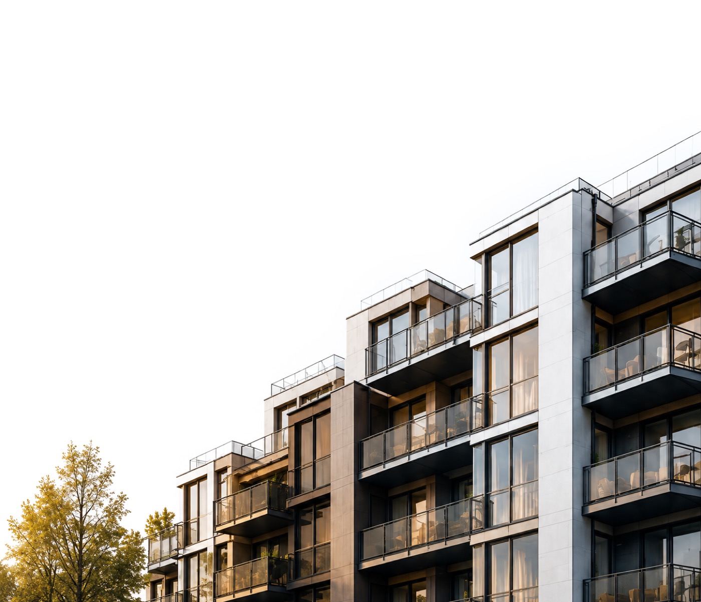 Modern appartementencomplex